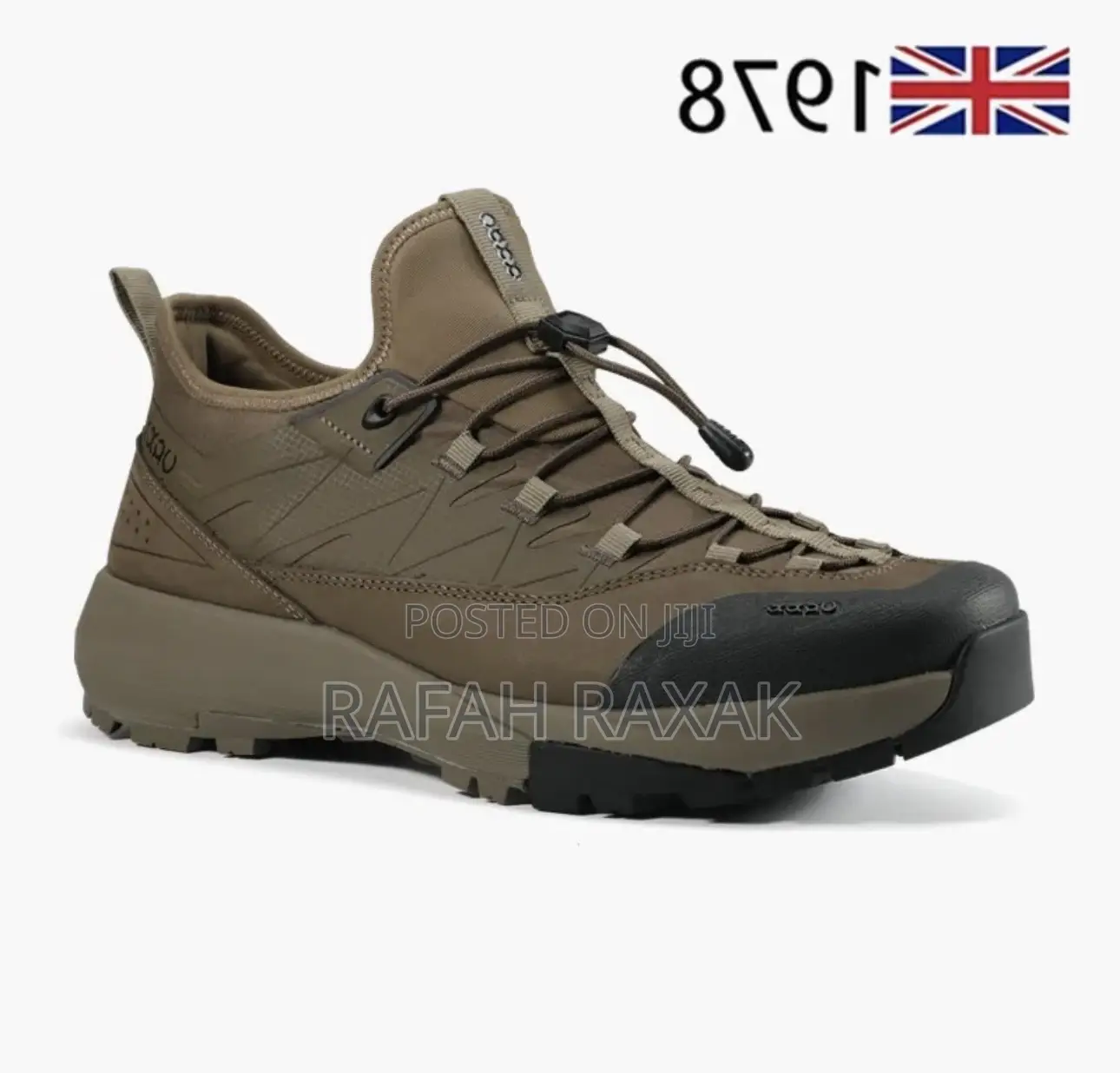 Men’S Classic Ecco Genuine Leather Walking Sneakers