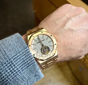 Original Men’S Rose Gold Audemars Piguet Wrist Watch