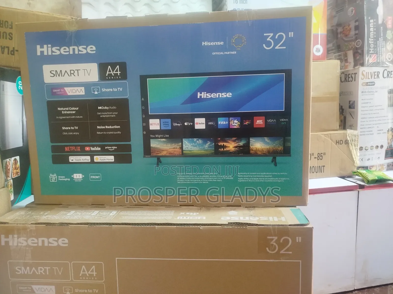 32 Hisense Smart Digital Flat Screen Flameless.