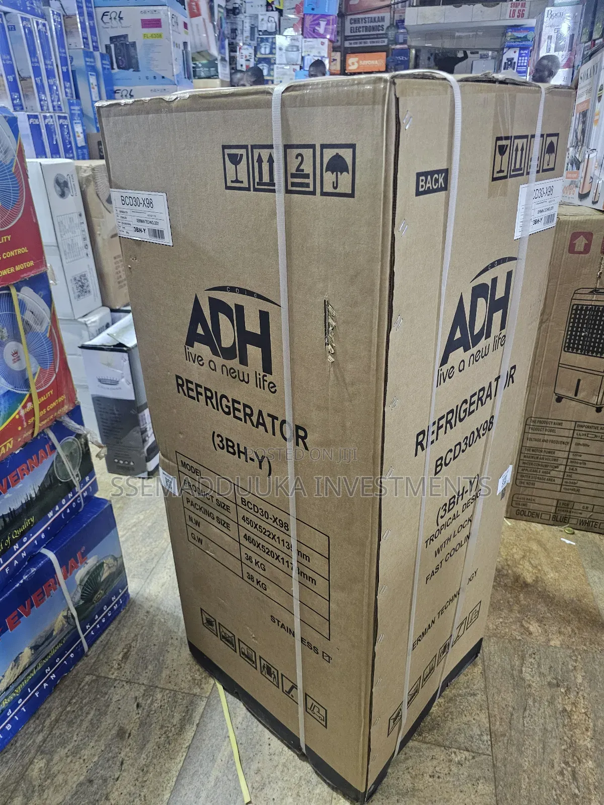 Adh 148litres Double Door Fridge
