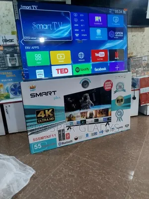 55 Inches Led Smart Plus Digital Flat Screen Flameless.