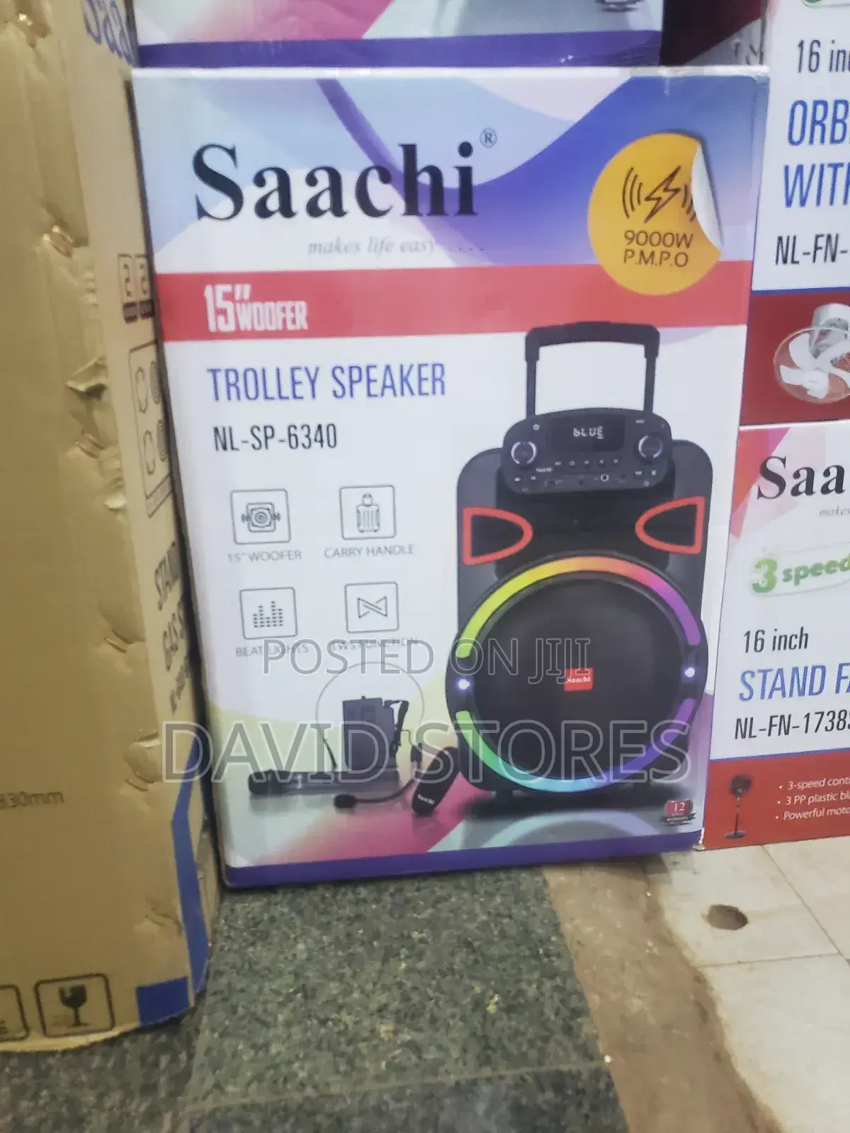 Saachi Trolley Rechargeable Speaker Nl-Sp-6340