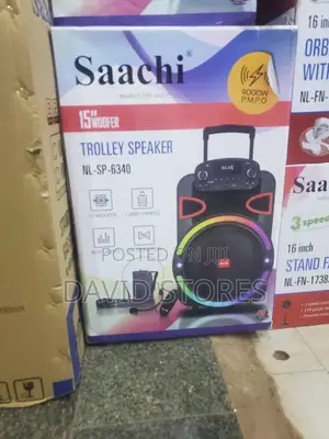 Saachi Trolley Rechargeable Speaker Nl-Sp-6340