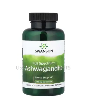 Swanson Ashwagandha 450mg 100 Capsules