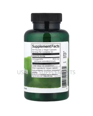 Swanson Ashwagandha 450mg 100 Capsules