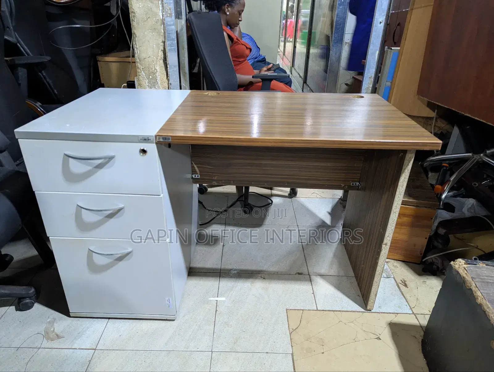 Second Hand Office Desk, 120cm