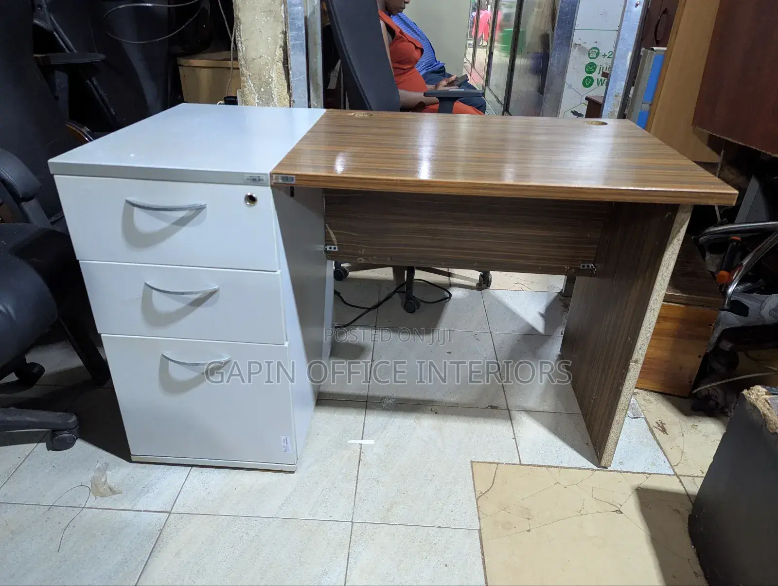 Second Hand Office Desk, 120cm
