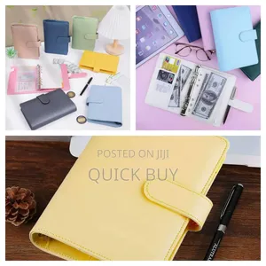 A5 Refillable 6-ring Leather Binder Notebook Cove