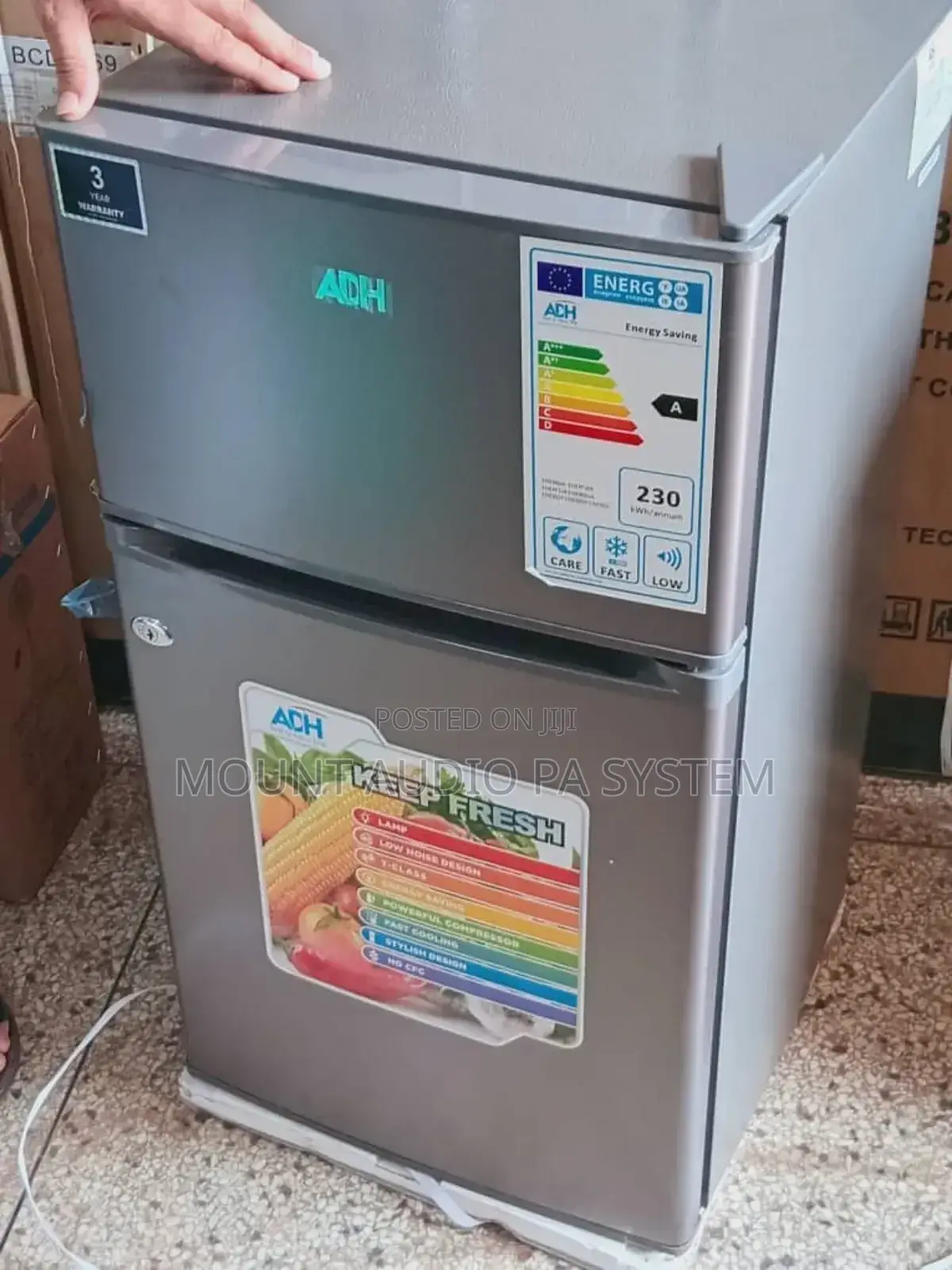 Adh Fridge 120l Double Door.