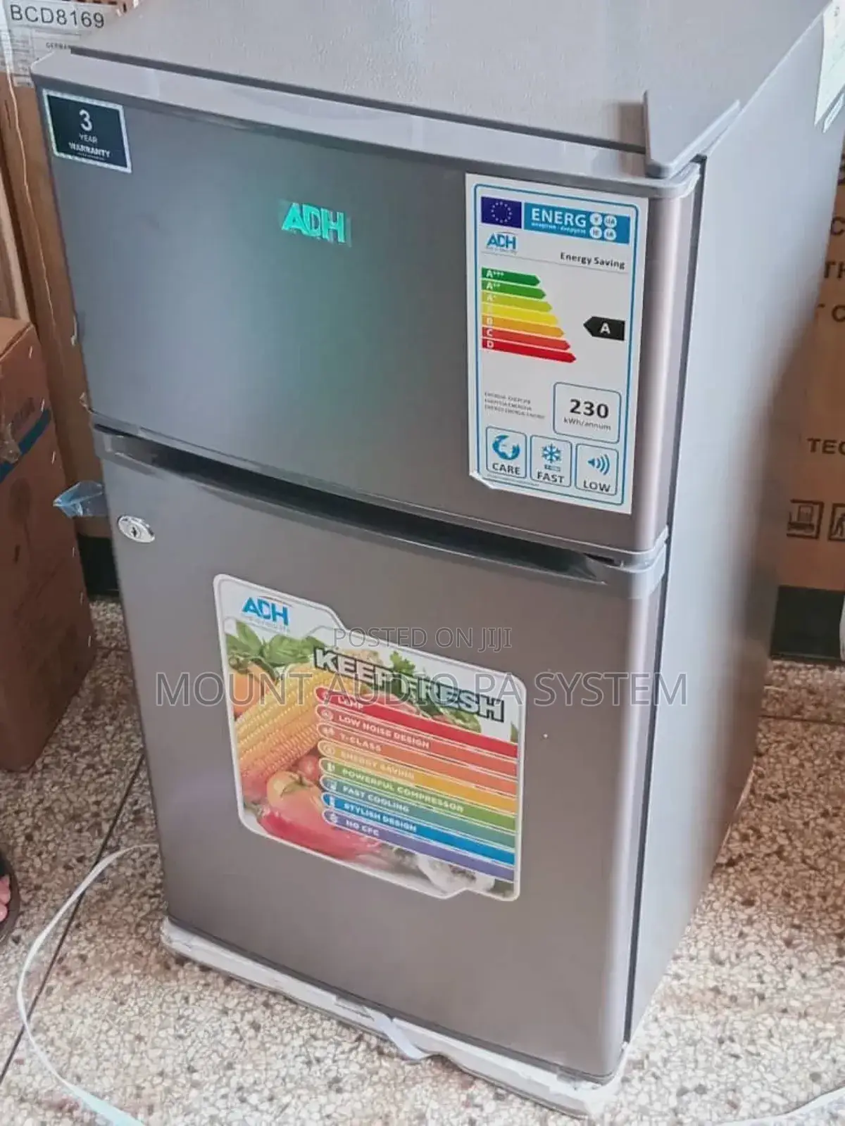 Adh Fridge 120l Double Door.