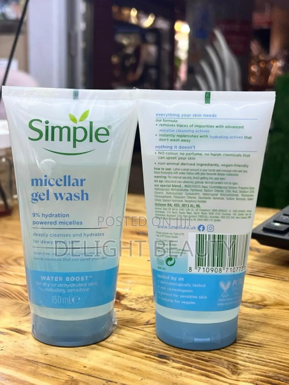 Simple Micellar Gel Facial Wash,