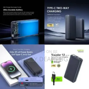 Oraimo Traveler 12 20000mah 12w Power Bank - Opb-1201 With Type C