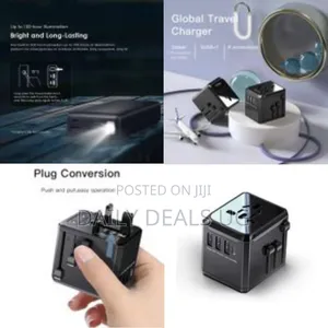 Yesido Type-C Ports Multi-Function Mc10 Universal Travel Adapter