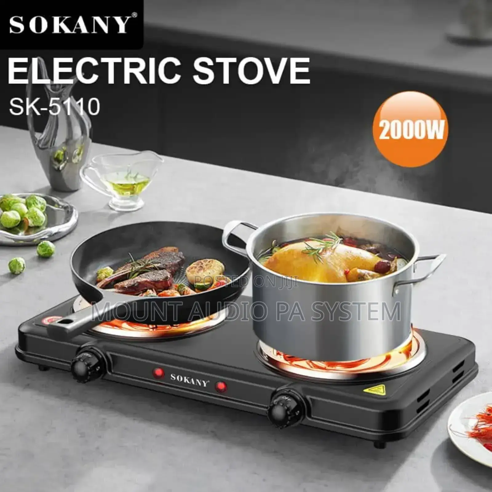 Sokny Electric Double Coil Hot Plat