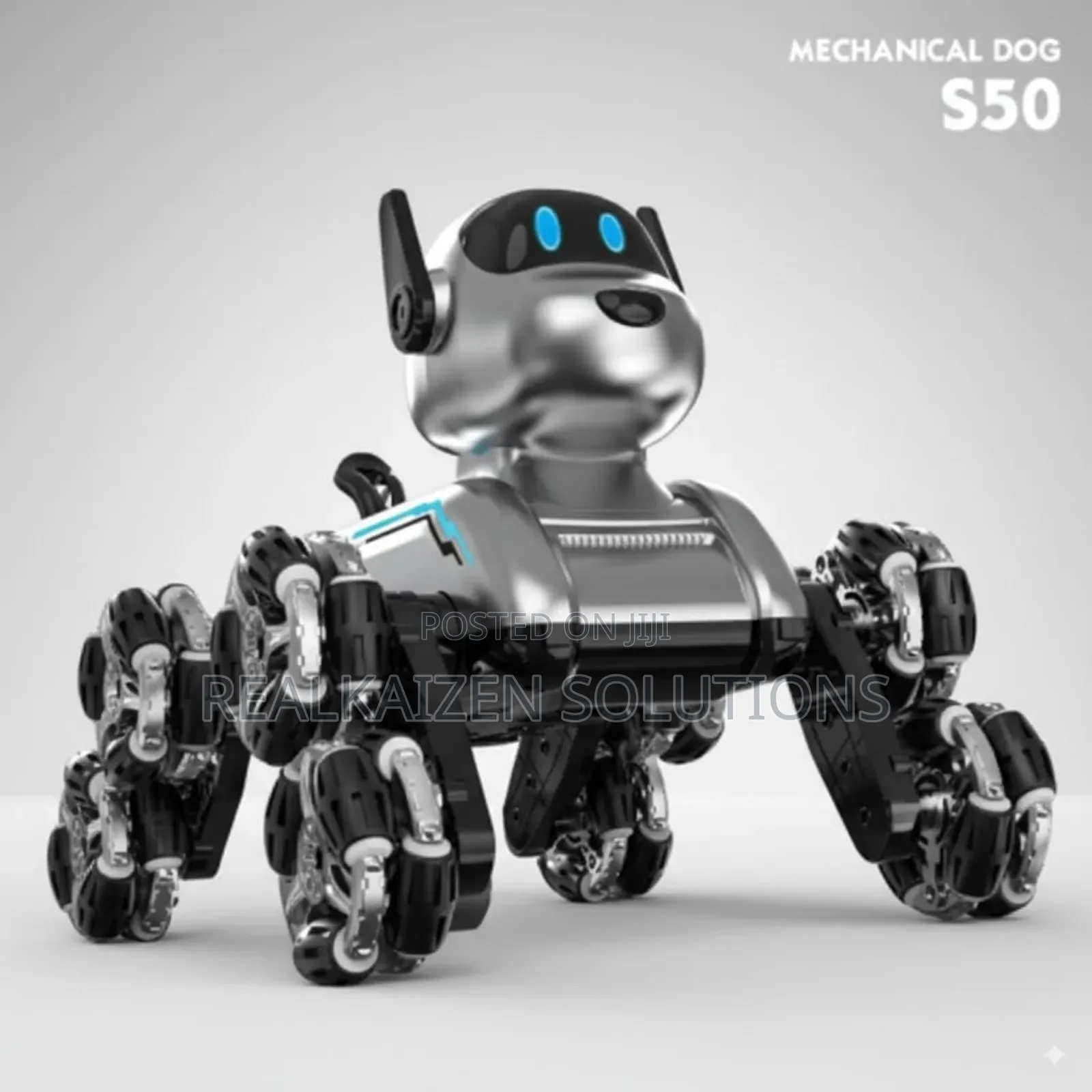 Mechanical 8-Wheels Remote Control and Hand Gesture Robot Robo Dog