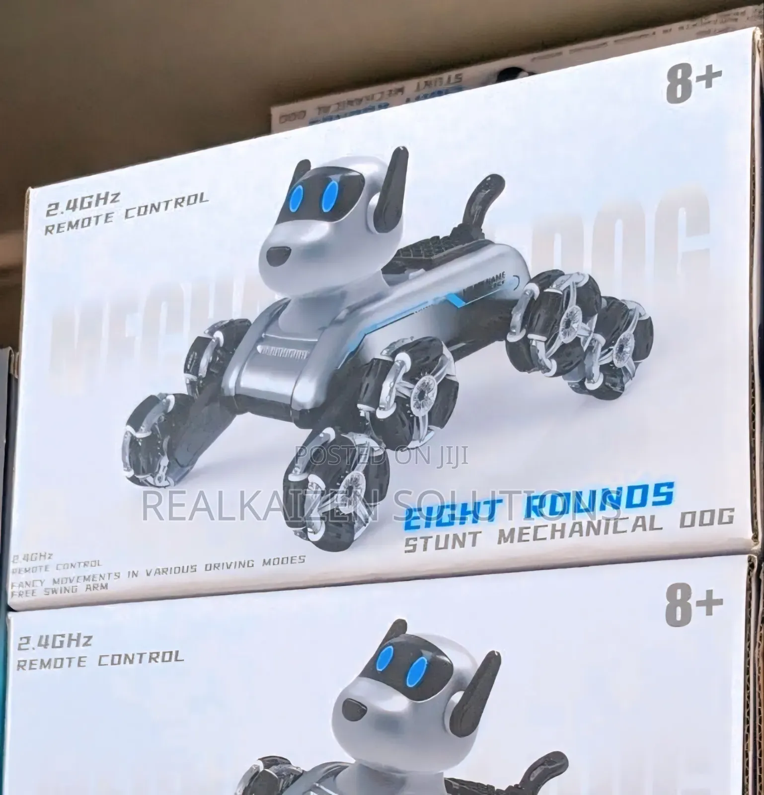 Mechanical 8-Wheels Remote Control and Hand Gesture Robot Robo Dog
