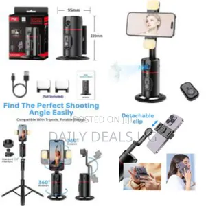 P02 Ai Intelligent Tracker 360° Rotating Auto Face Tracking Phone
