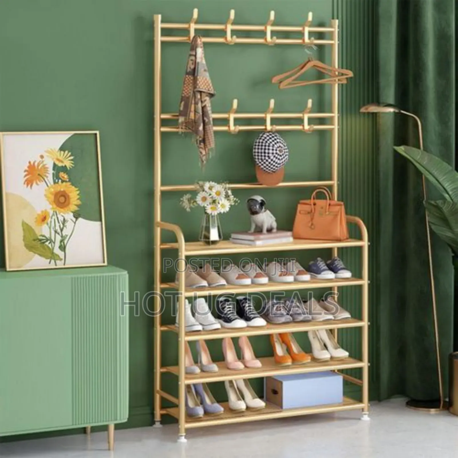 Shoe Rack Stainless 4 Tier