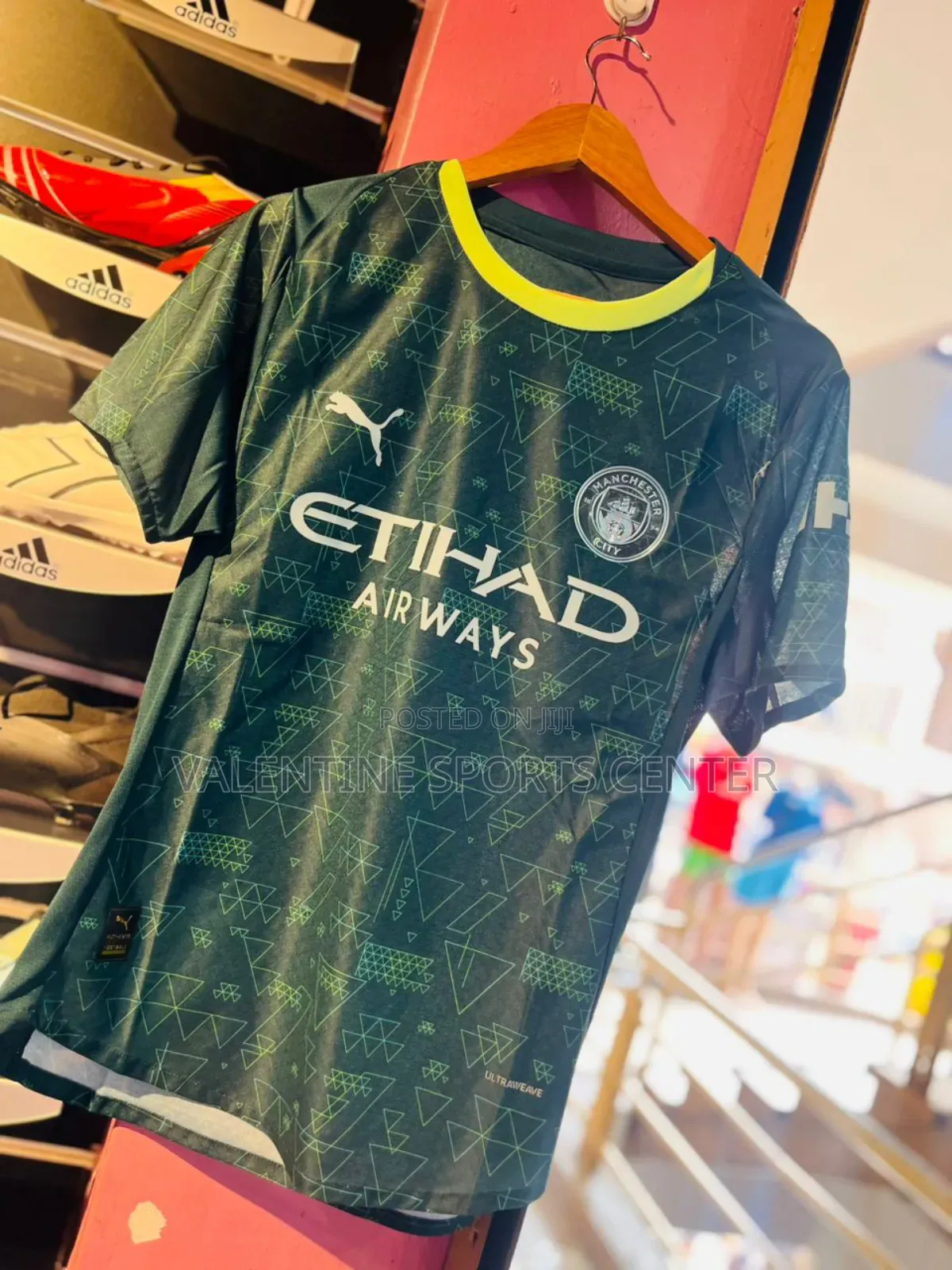 Green Ctihad Club Jersey Original Material