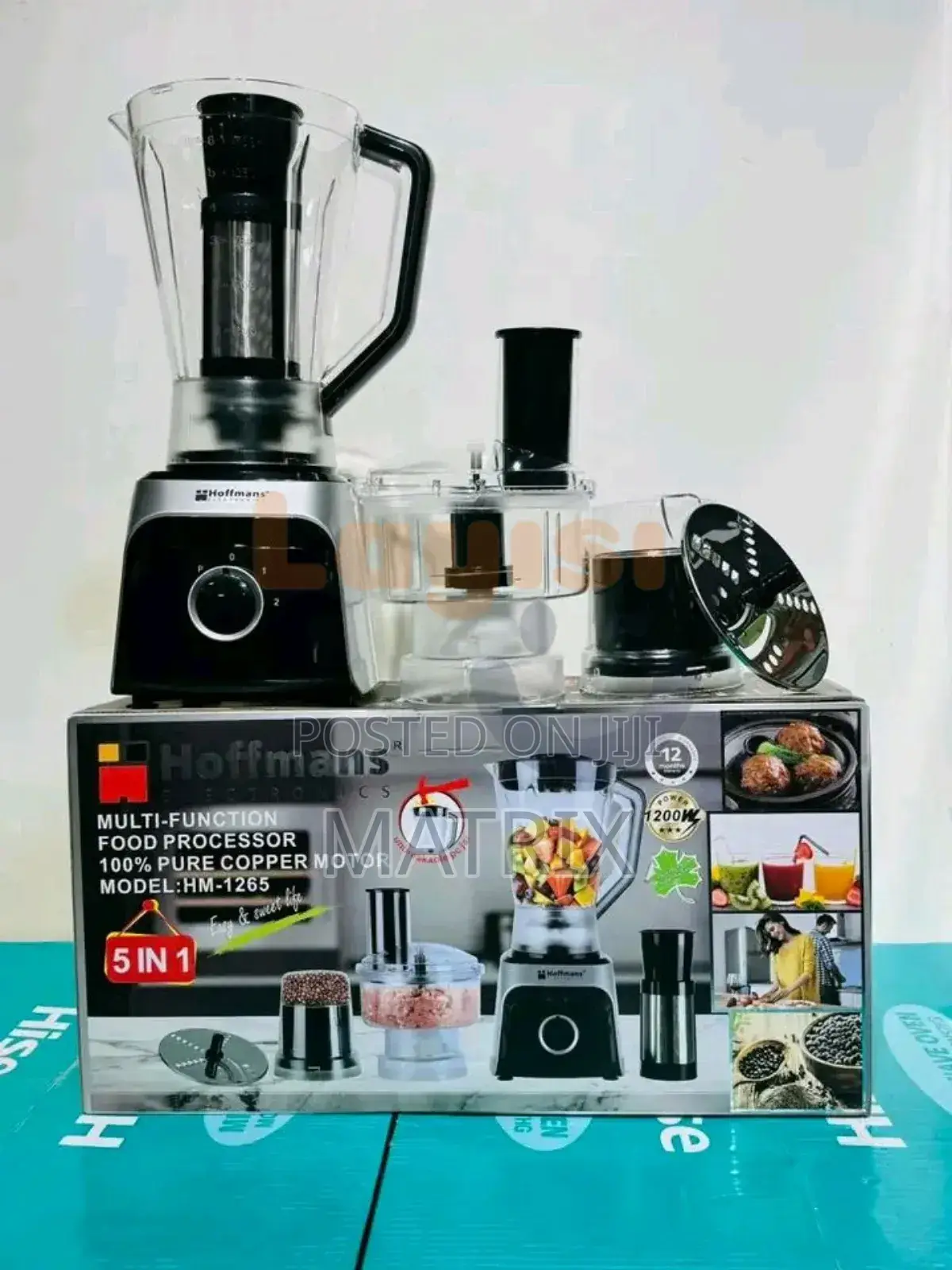Hoffmans 5 in 1 Multifunction Blender 1.8l
