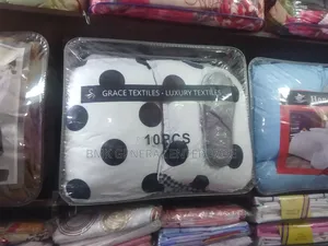 10 PCS Better Life Duvet Set.With Quilt, Bed Sheets, Neck Rolls, 