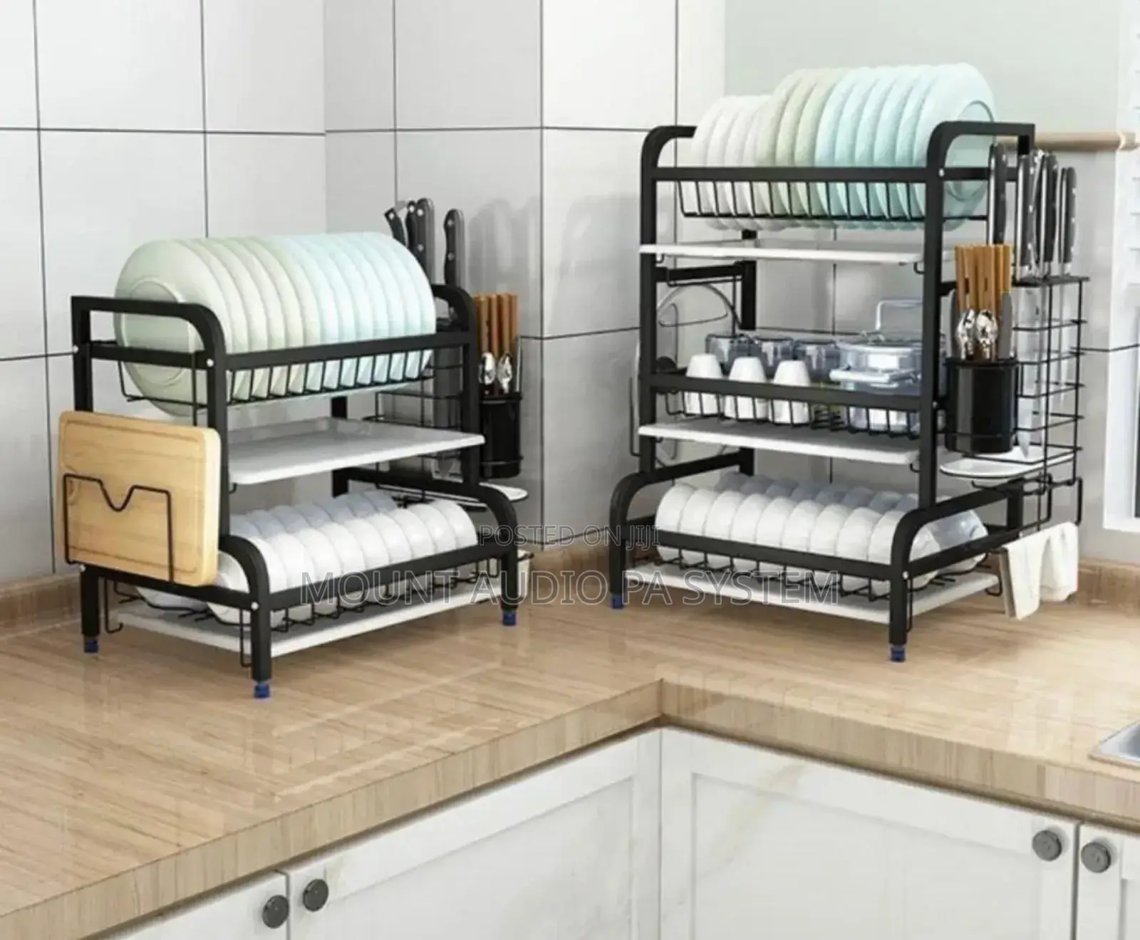 3 Tier Stainless Steel Dish Rack