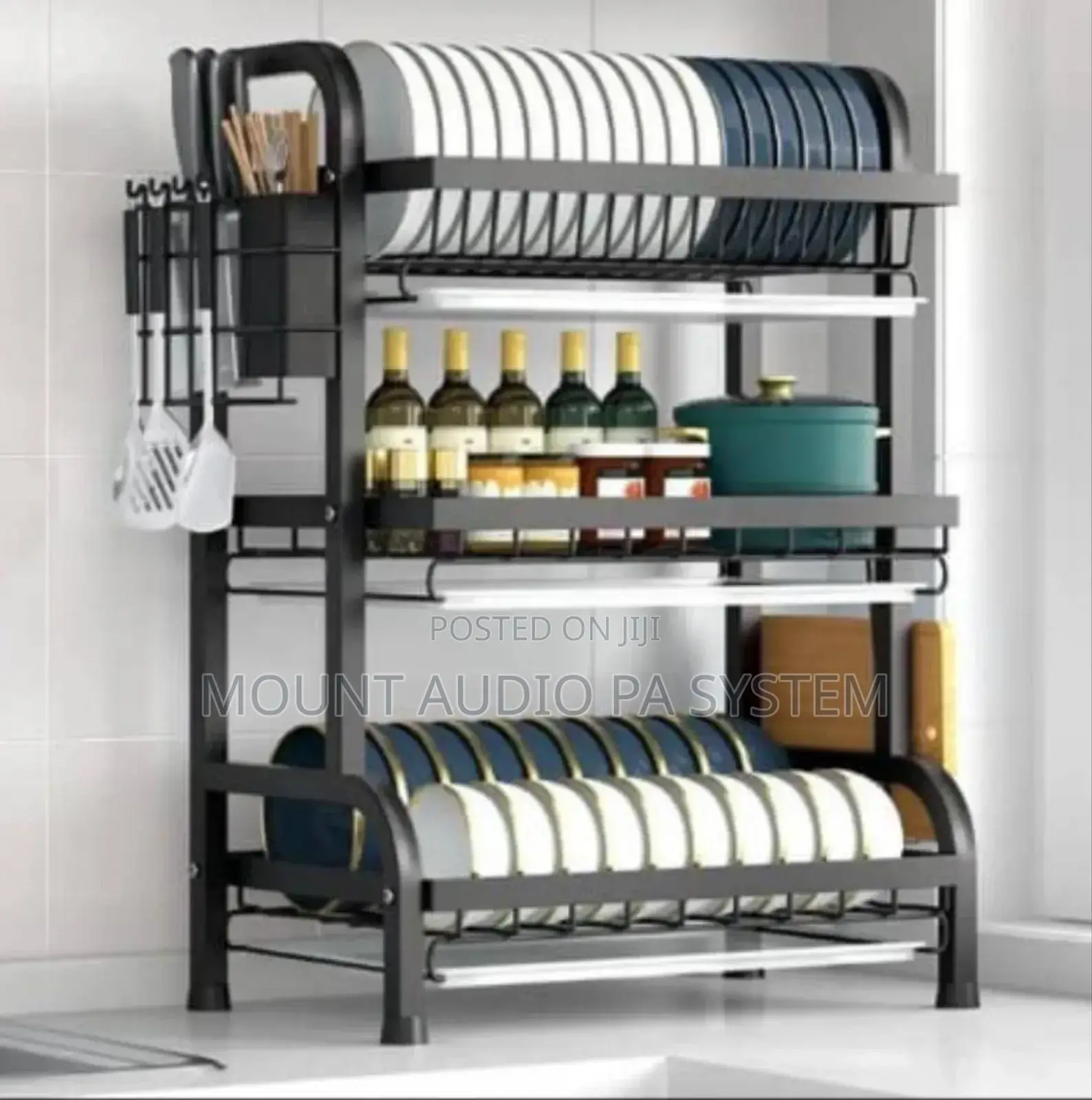 3 Tier Stainless Steel Dish Rack