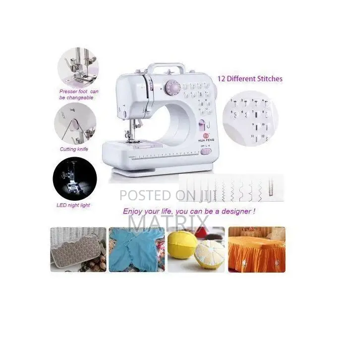 Portable Electric Sewing Machine - Multicolor