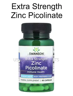 Swanson 50mg Zinc Picolinate 60capsules