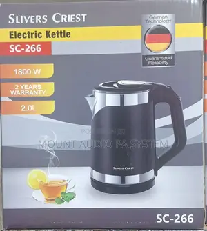 Silver Criest Kettle 2l ,1800w
