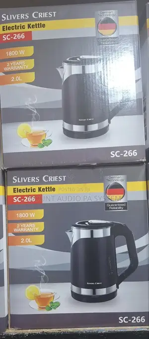 Silver Criest Kettle 2l ,1800w