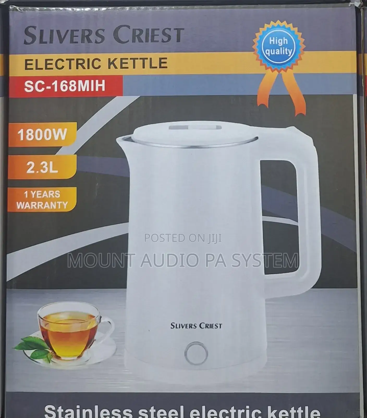 Slivers Criest Kettle 2.3l