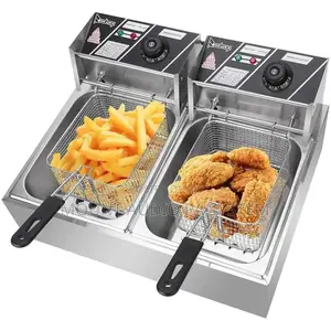Electric Double Deep Fryer 12l