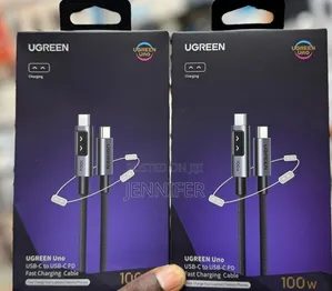 Ugreen Uno Usb C to Usb C Cable 100w Fast Charging Cable
