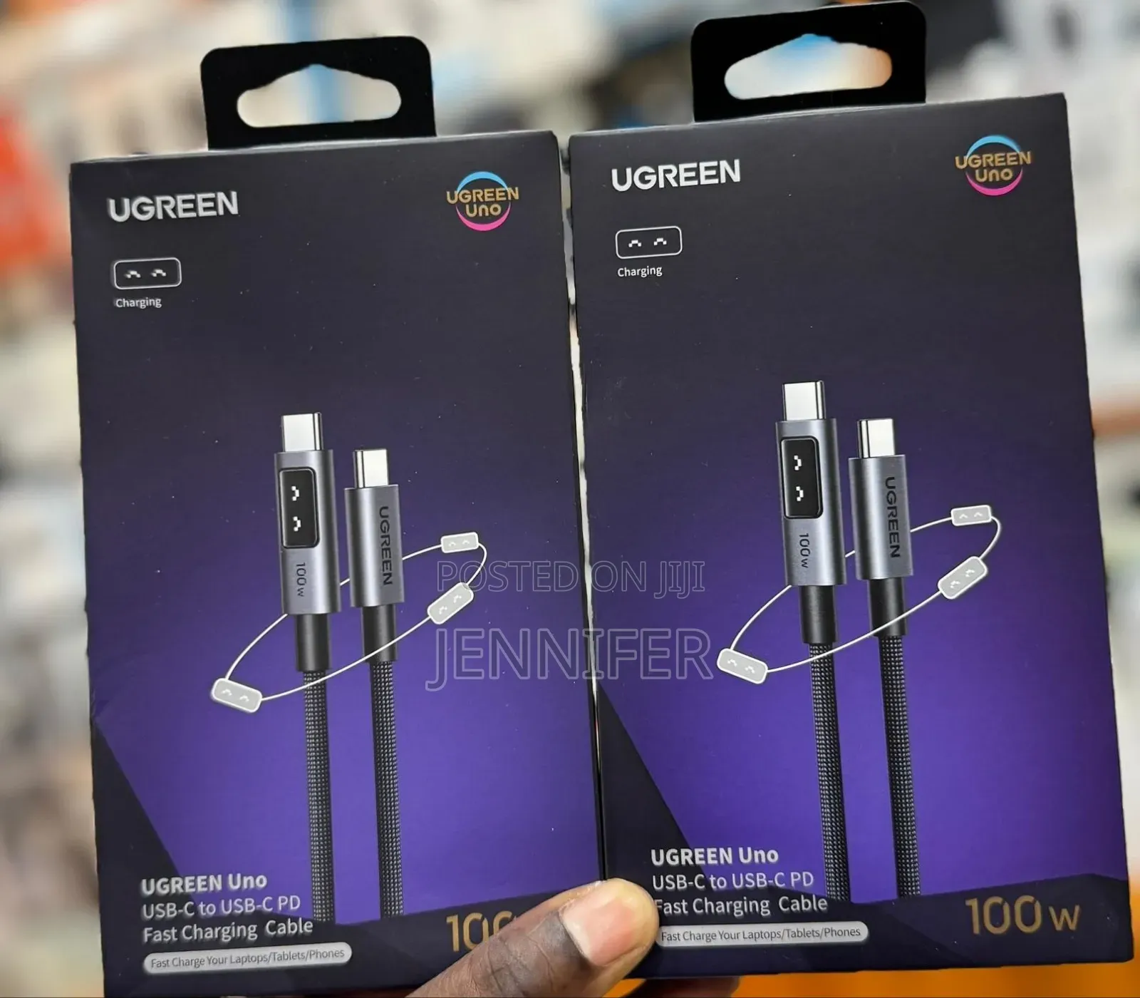 Ugreen Uno Usb C to Usb C Cable 100w Fast Charging Cable