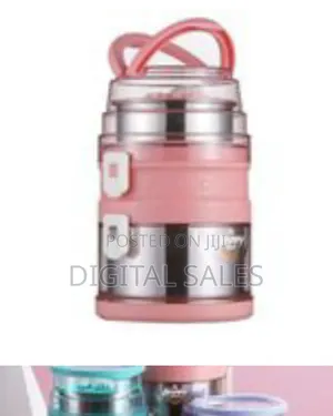 2.1l Preservation Food Lunch Box Container Flask With Spoon and Fork