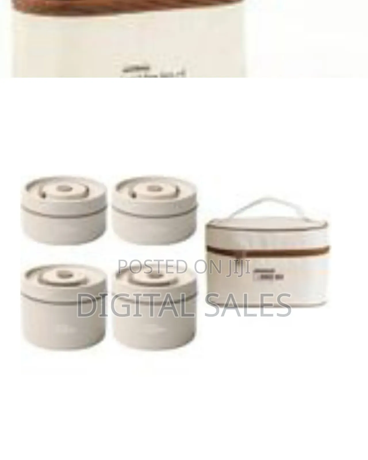 4 Piece Portable Insulated Lunch Boxes Containers With Tableware
