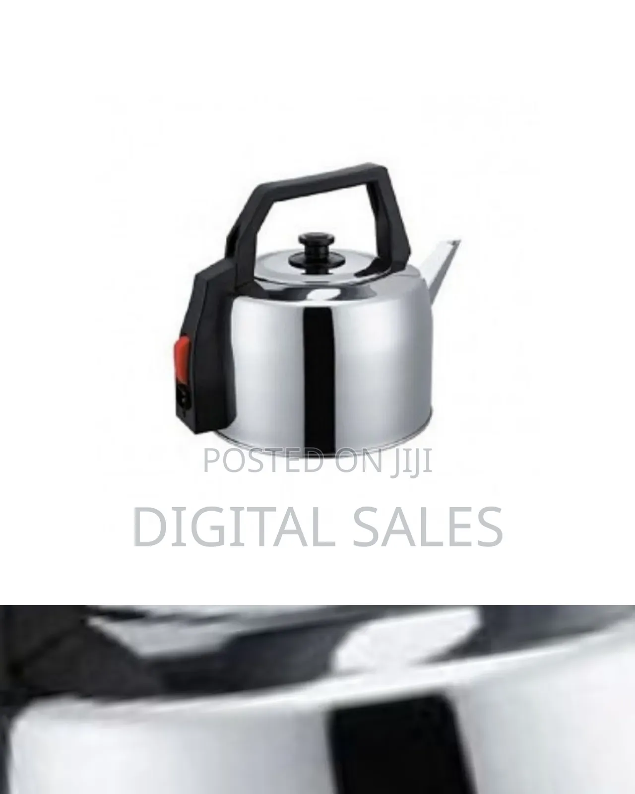 Saachi 3 Litre Electric Kettle - Silver,Black