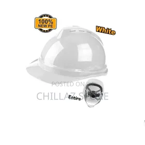 Ingco White Safety Helmet.