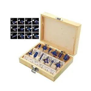 Ingco 12 PCS Router Bits Set(6mm)