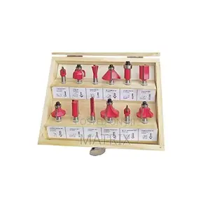 Ingco 12 PCS Router Bits Set(6mm)