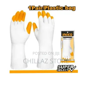 Ingco Pvc Plastic Gloves.