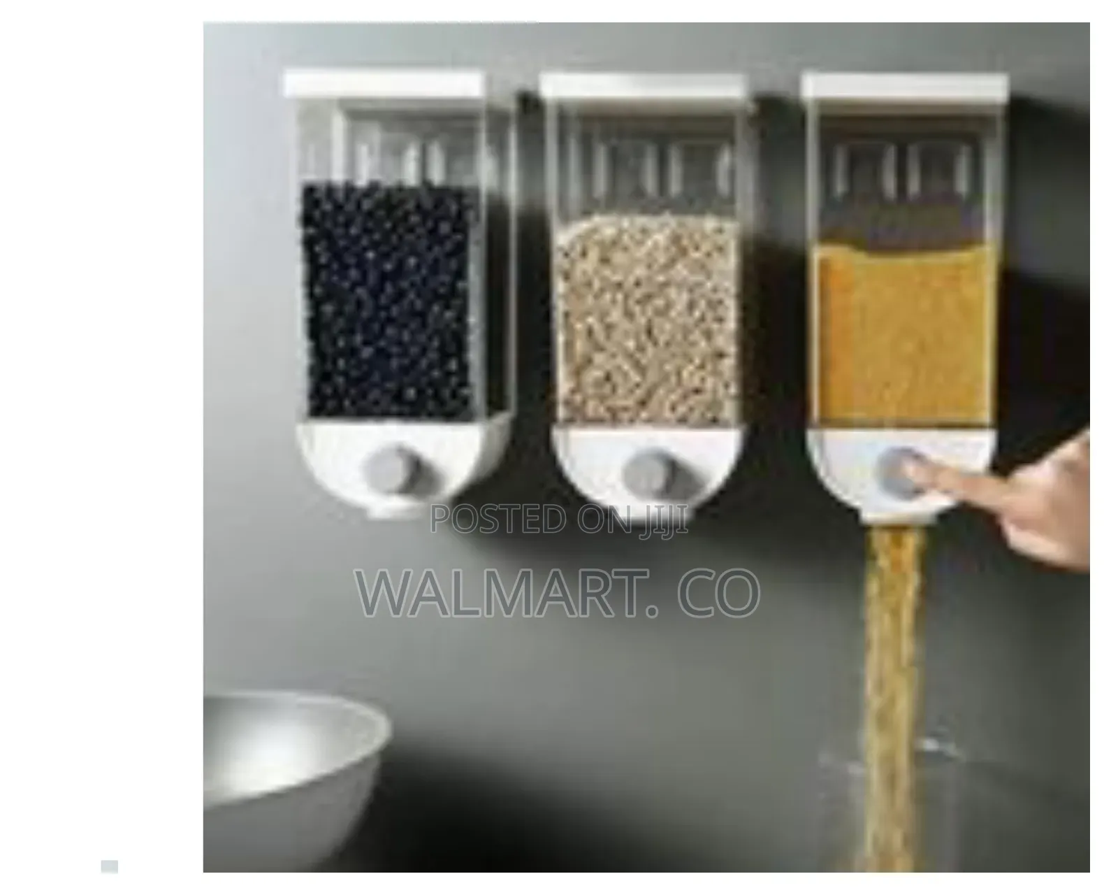 Wall Mounted Cereal Dispenser Food Storage Container