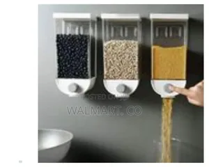 Wall Mounted Cereal Dispenser Food Storage Container
