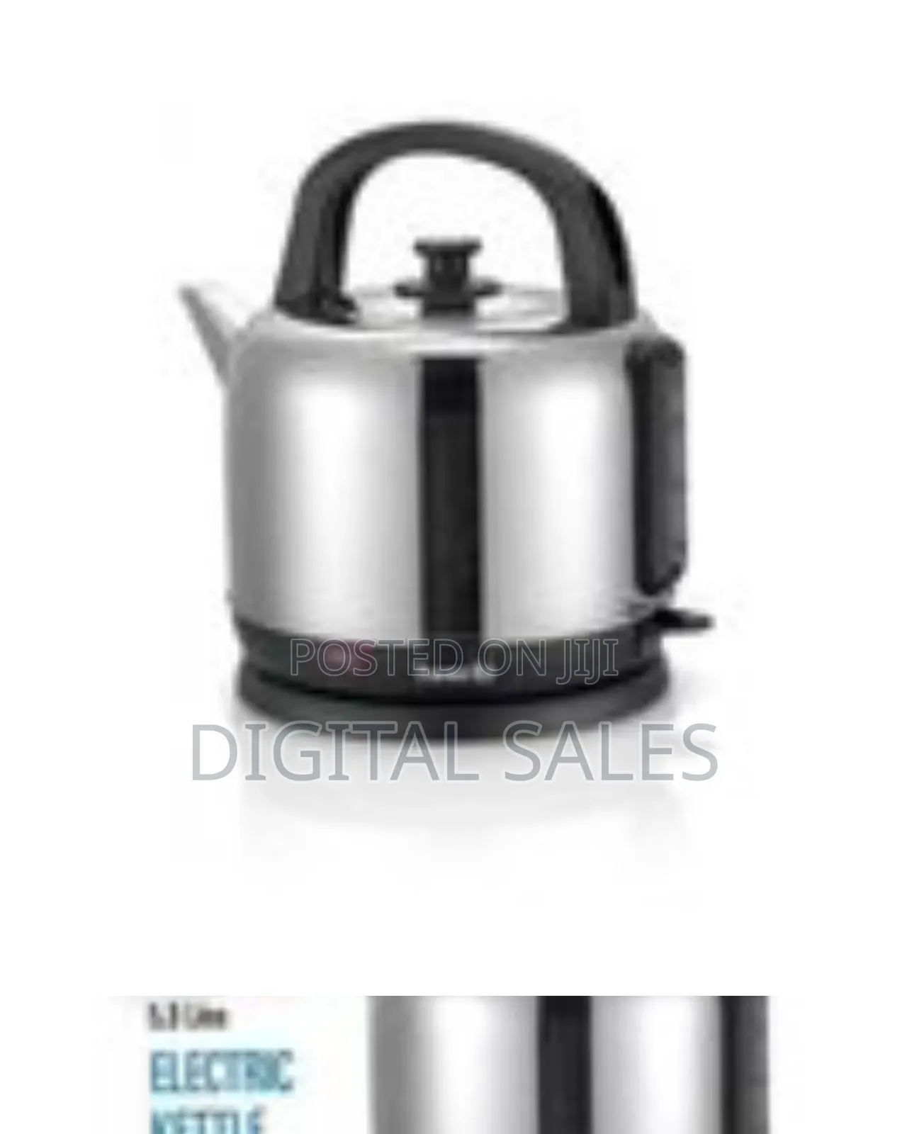 Saachi 5 Litre Electric Kettle - Black,Silver