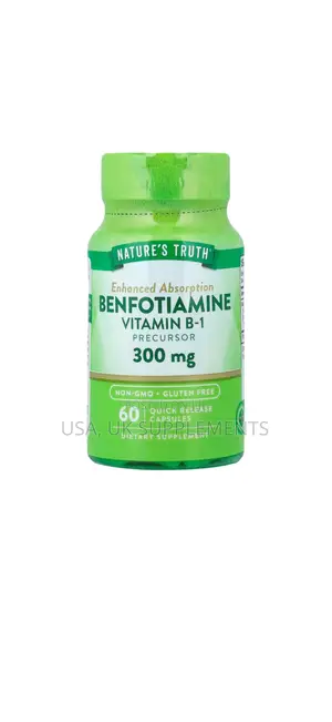 Nature’S Truth 300mg Benfotiamine (Vitamin B1) 60capsules