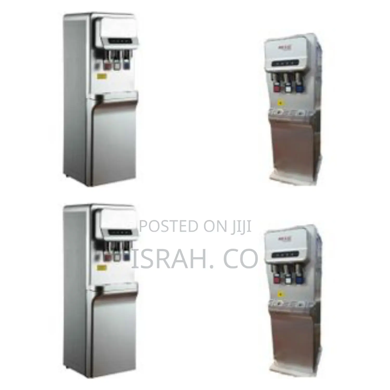Mexxi 3 Tap Hot Cold Water Dispenser With Compressor and Fridge