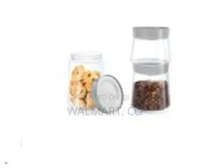 Luminarc 1 Litre Glass Food Jar Tin Storage Container