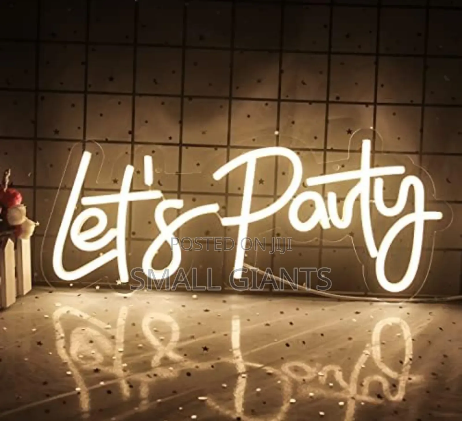 Let's Party Led Neon Sign