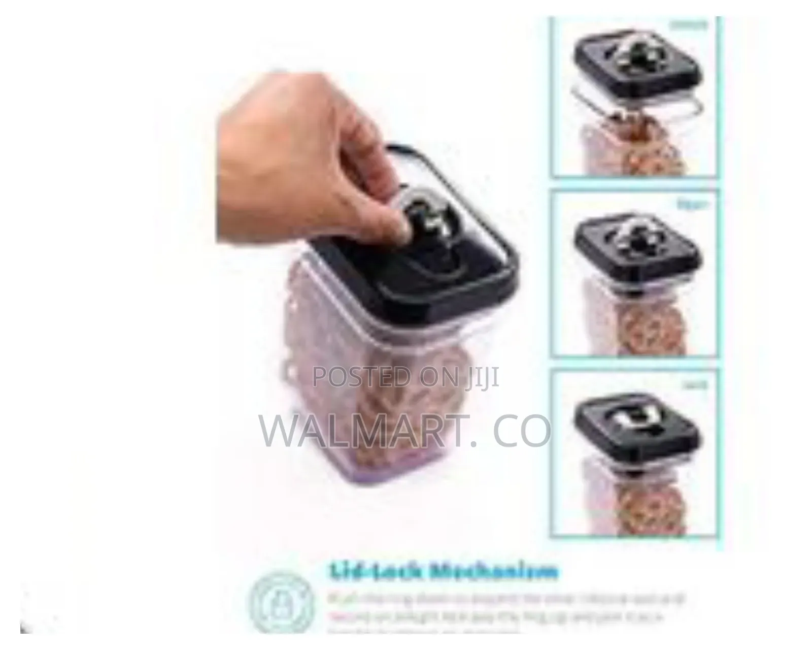 Air Tight Food Storage Container 7 Piece Pantry Organizer Canister